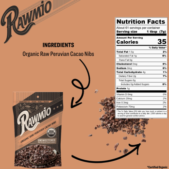Picture of Rawmio Raw Organic Cacao Nibs
