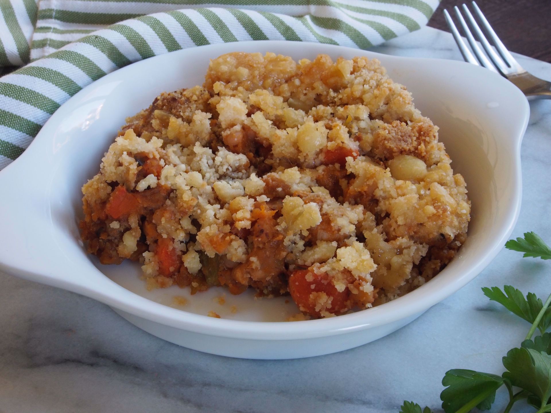 Picture of White Bean Cassoulet with Chicken, Bacon and Sausage