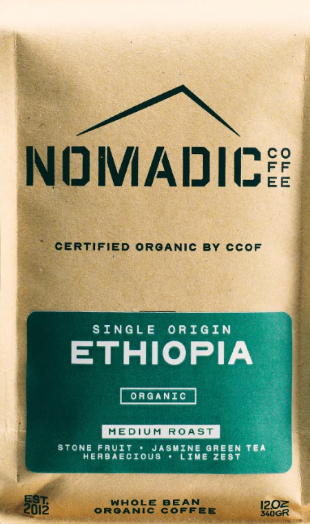 Picture of Nomadic Coffee Organic Ethiopia Medium Roast