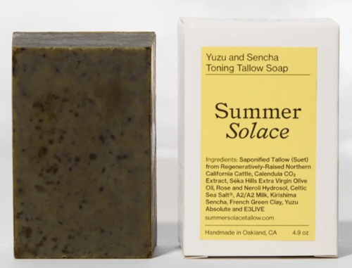 Picture of Summer Solace Yuzu & Sencha Toning Tallow Bar Soap