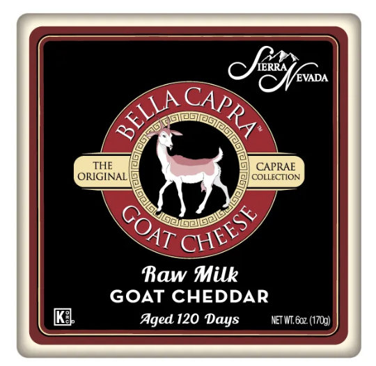 Picture of Sierra Nevada Raw Goat Cheddar 6 oz