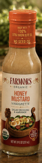 Picture of Farmor's Dressing Honey Mustard Vinaigrette 8 oz
