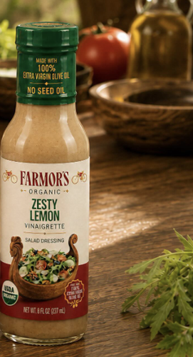 Picture of Farmor's Dressing Zesty Lemon Vinaigrette 8oz
