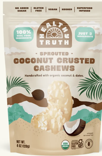 Picture of Healthy Truth-Sprouted Coconut Crusted Cashews-