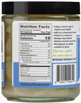Picture of Wise Goat Organics-Lacto-Fermented Garlic-