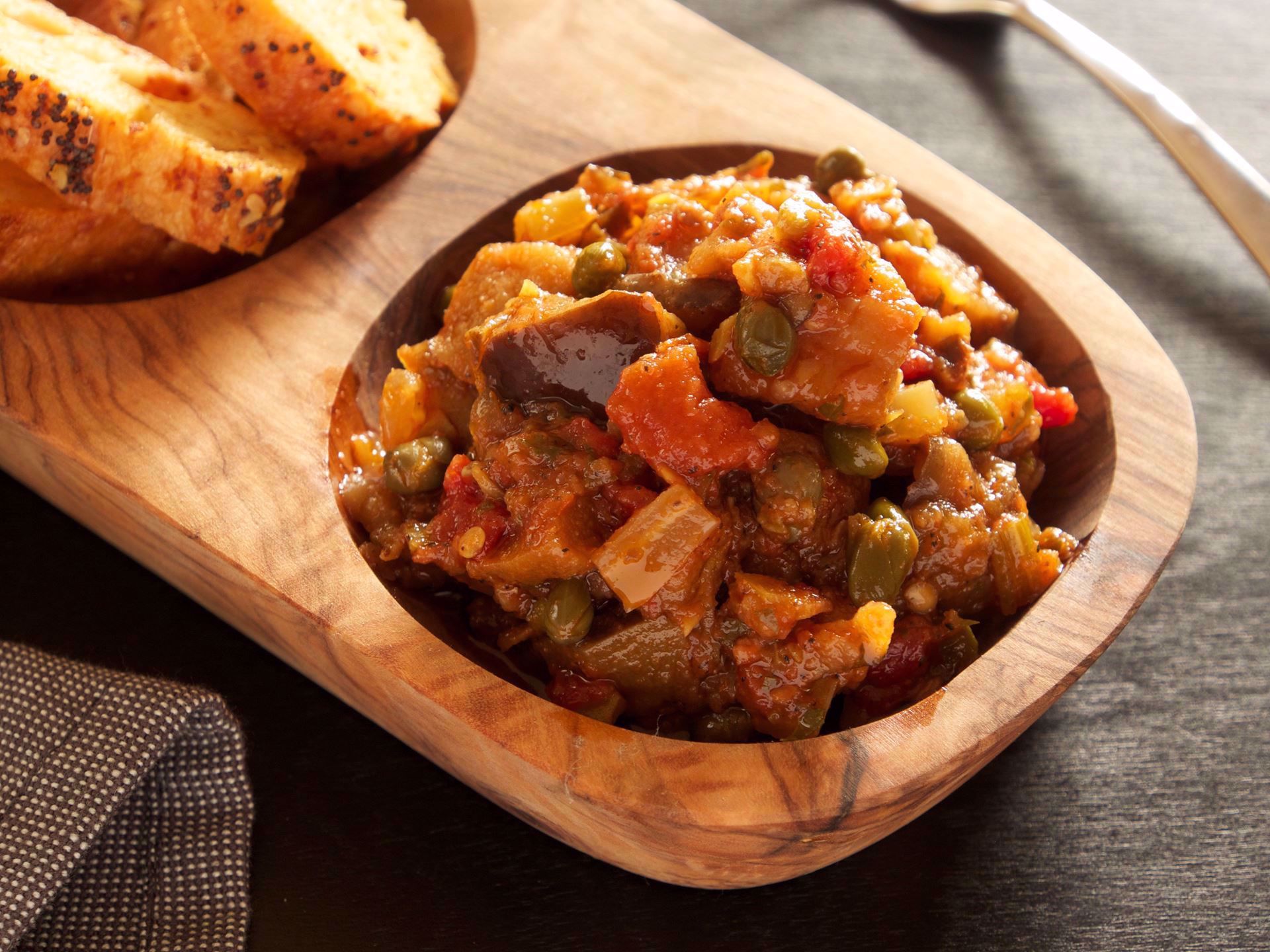 Picture of Frozen -- Caponata with Sweet Pepper (Vegan) -- 8 oz